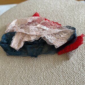 Skarlett Blue Lacy Thong Pack of 3